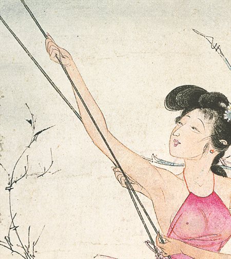 临朐-胡也佛的仕女画和最知名的金瓶梅秘戏图